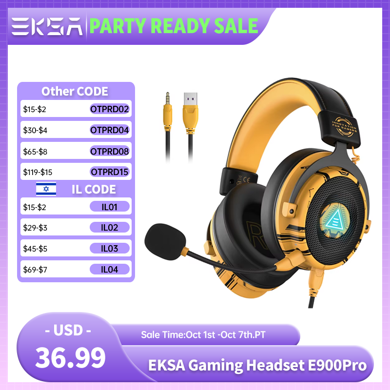 Casque de jeu EKSA E900 Pro, s - Wired Earphone Lightning avis et prix