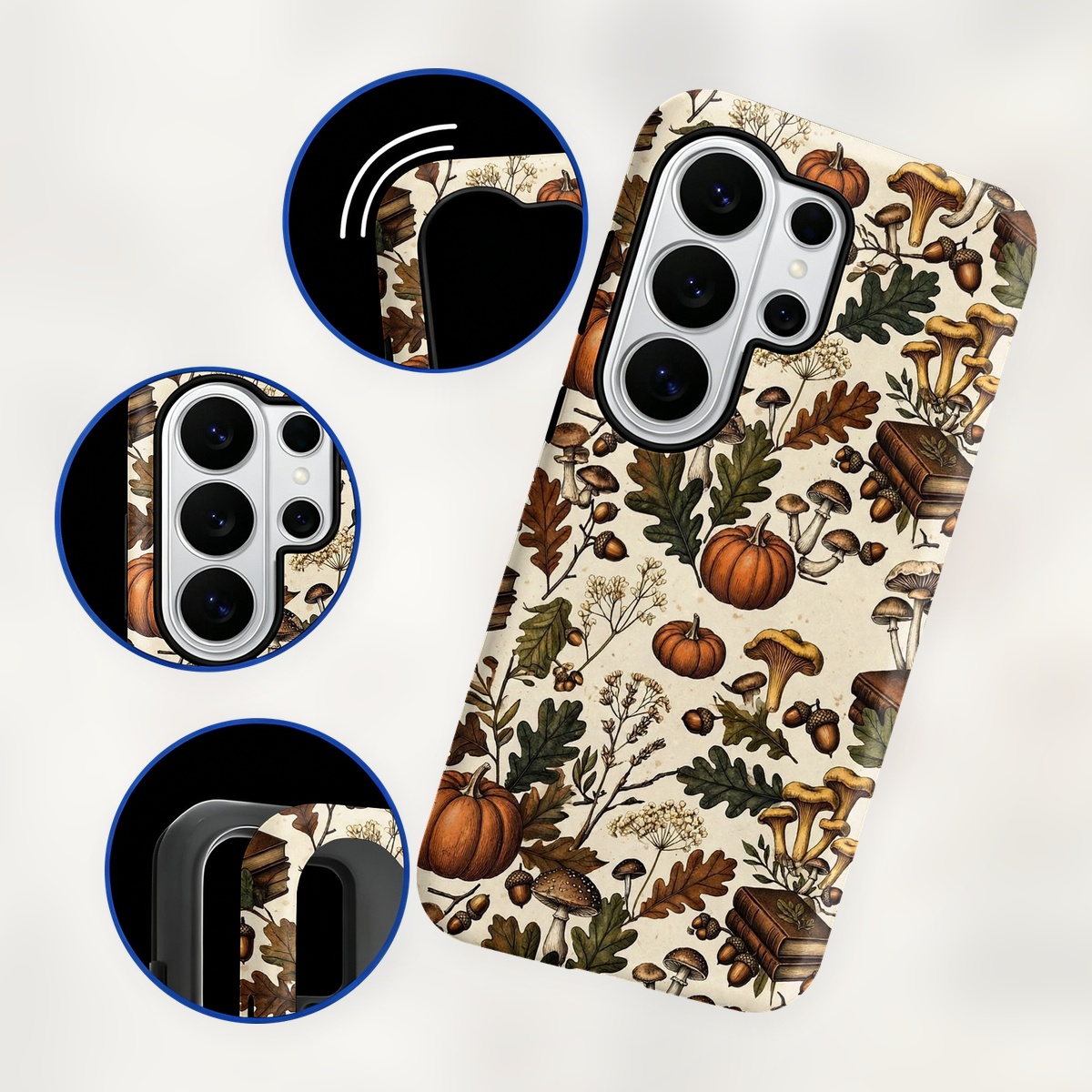 motif champignons citrouille 2 - Samsung Galaxy S24 avis et prix