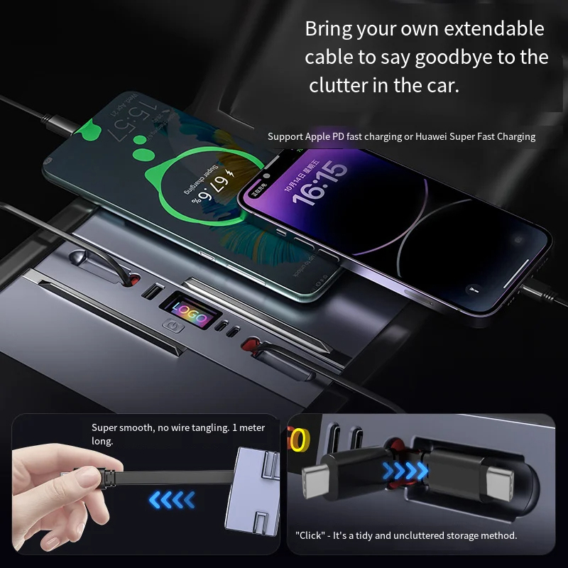 Hub de chargeur de voiture mul - Usb Hub Type C avis et prix
